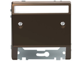 MERTEN SYSTEM DESIGN Wypust kablowy z polem opisowym DL mocca metalik MTN4540-6052 SCHNEIDER ELECTRIC