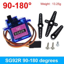 SERWOMECHANIZM MICRO SG92R 180 STOPNI CARBON GEAR (SERV-SG92-180)