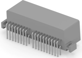 Plug, 36 pole, angled, 2 rows, gray, 179059-6