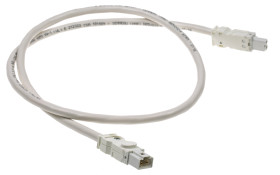 Oświetlenie szafkowe 240 V AC STEGO 1 m 5 W Kabel lampy w obudowie, kabel łańcuchowy lampy w obudowie