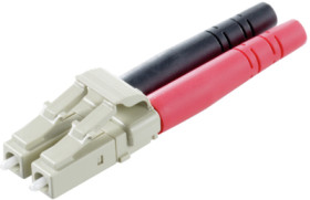 FO plug, LC, GOF, multimode, zircon, silver, 1962970000