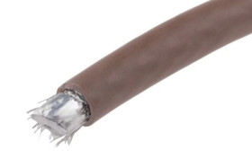 Kabel koncentryczny, 100m, RG6, Polichlorek winylu PVC, Brązowy Bez zakończenia Bez zakończenia 100m, RS PRO Bez