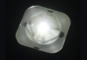 Soczewka LED szerokokątna 20 x 20 x 5.2mm Kwadratowy, Polymer Optics