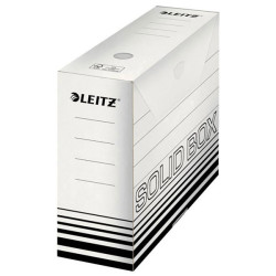Leitz 6128-00-01 Box file Cardboard White/Black 100x257x330mm 10 pcs
