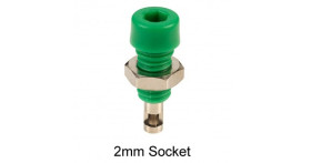 Banana socket - 2mm green (224-M5-I-V) - Electro-PJP