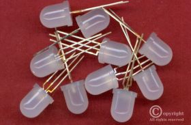 10mm CZERWONA-ZIELONA MATOWA 3PIN DIODA LED (10 SZT.) (LED10K2RGMN3PIN)