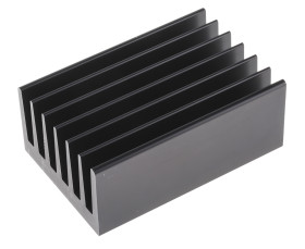 Radiator 100 x 66 x 40mm 1.5K/W Uniwersalny Prostokątny Alu