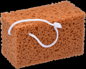 Automotive - car sponge, 160 x 100 x 80 mm, coarse pores