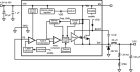 4.5V to 42V, 1A SIMPLE SWITCHER® buck converter with precision enable