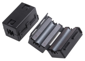 Zacisk ferrytowy średnica otworu 6.5mm Urządzenia peryferyjne komputerów, telewizja cyfrowa, wewnętrzne i zewnętrzne