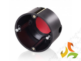 Puszka do pustych ścian BS117 60 mm przeciwogniowa głęboka 54 mm EI90 czarna 83117007 SIMET