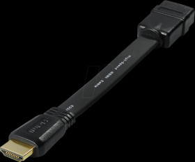 C 202 FKL Adapter, HDMI connector/socket, flat ribbon