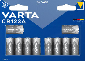 Bateria do aparatu CR-123A Varta LITHIUM Cylindr. CR123A Bli10 1430 mAh 3 V 10 szt.