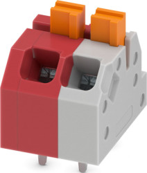 PCB terminal, 2 pole, pitch 3.5 mm, AWG 24-16, 16 A, push-in, multicoloured, 1730377