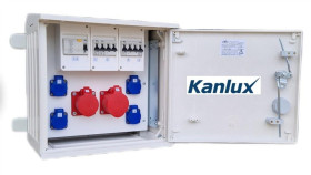 Rozdzielnica Budowlana Na Elewację (4X2p+Z, 1X16a/5P, 1X32a/5P) Kanlux...