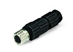 Gniazdo proste M8 3-biegunowe 756-9112/030-000 /5szt./