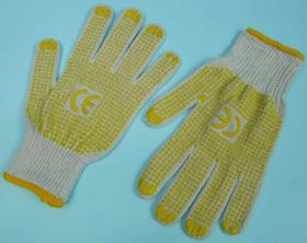 RĘKAWICE DZIANE NAKRAPIANE GUMĄ BEST