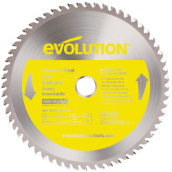 Evolution EVOBLADE230SS StainlessSteel Cutting CircularSaw Blade 230x25.4mm x60T
