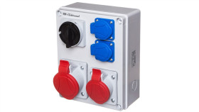 Rozdzielnica L-0-P 40A 1X16a 3P+N+Z 400V, 1X32a 3P+N+Z 400V, 2X16a 2P+Z 250V...