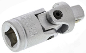 Nasadka, Chromowane, Stal chromowo-wanadowa, rozm: 1/4 cala, typ: Kwadratowy, Złącze uniwersalne, dł: 40 mm