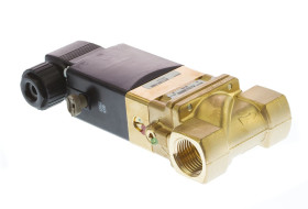 Zawór elektromagnetyczny 230 V AC Burkert 2-drogowy G żeńskie 1/2 cala 1/2cal NC