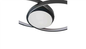 Lampa Sufitowa Czarna Spot – Tuba Natynkowa Jet Black Gx 53 4351 Tk Lighting