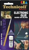 UM930.00 Klej przewodzący prąd (elektroprzewodzący) na bazie srebra (Technicoll) 2g