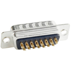 Conec 301A10019X D-Sub Pin Strip 9 Pins Solder Bucket 1Pc D Sub Connectors