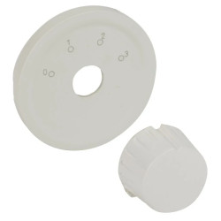 CELIANE Plakietka łącznika wentylacji 4-pozycyjny BIALY 068064