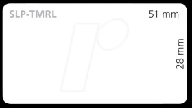 42100621 Multipurpose label white/28 mm x 51 mm