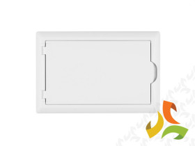 Rozdzielnica natynkowa 12 modułowa 1x12M drzwi pełne IP40 ECONOMIC BOX RN N+PE 2503-00 ELEKTRO-PLAST NASIELSK