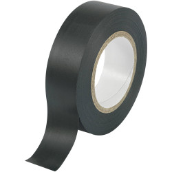 TruComponents 524763 Electrical tape Black (L x W) 20 m x 19 mm