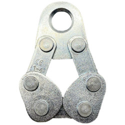 Berger &amp; Schröter 12016 Universal frog terminal 250kg 1-4mm 100x70mm Snap Hook