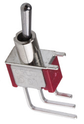 Przełącznik Wł.-wł. średnica wycięcia 6.35mm SPDT RS PRO Płytka drukowana długość przełącznika 10.41mm