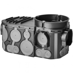 Puszka instalacyjna podtynkowa fi:60x67mm 4mm2 do elektroniki IT z membraną E550 F5 6xM20 5x M25 F-TRONIC