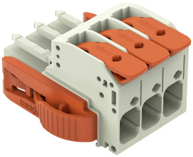 WAGO Obudowa złącza pin żeńskiego na kabel Wymiary siatki: 7.62 mm 831-1103/038-000 24 szt.