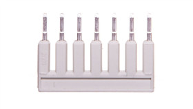 Mostek Grzebieniowy 7-Torowy 18A 800V Jasnoszary 2001-407 Topjobs