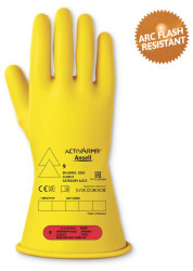 Ansell ActivArmr RIG011Y090 Naturalny lateks Rękawice dla elektryków Rozmiar rękawic: 9 EN 21420:2020, EN 60903 1 par(a)
