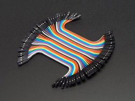 Premium Female/Female Jumper Wires - 40 x 3" (75mm)