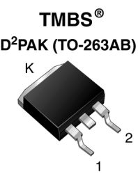VB30M120C Dual High Voltage Trench MOS Barrier Schottky Rectifier Ultra Low VF = 0.52 V at IF = 5 A