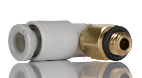 Złączka pneumatyczna M5 męskie Wciskane 4 mm SMC Adapter gwintowany kolankowy M5 męskie