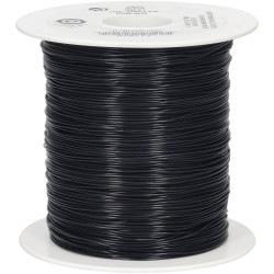 Alpha Wire 5852 BK001 28 AWG PTFE Black Hook Up Wire 1KFT UL1213