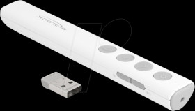 64251 Presenter, wireless, laser pointer, white
