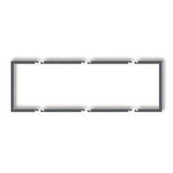 Ramka wypełniająca potrójna serii DECO grafitowy mat 28DRW-3