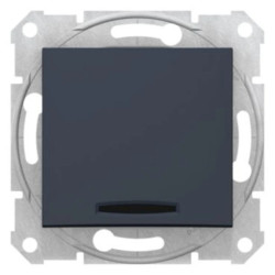 Sedna Łącznik jednobiegunowy z sygn. zał. grafit SDN0400370