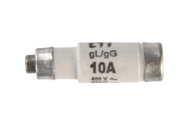Wkładka bezpiecznikowa D01 10A gG 400V AC/250V DC E14 002211004