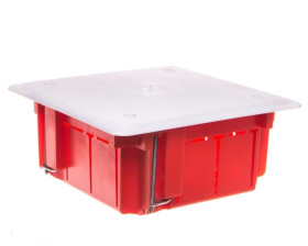 INSTALL-BOX Puszka instalacyjna p/t karton-gips 105x105x50mm ceglasta 0262-00