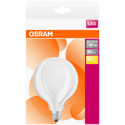 OSRAM 4058075269866 LED Retrofit CLASSIC GLOBE125 7W 827 Frosted E27 Bulb