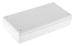 Obudowa Tworzywo ABS odporne na ogień szerokość zew. 85 mm długość zew. 170 mm wys. zew. 34 mm Hammond IP54 Szary