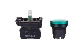 Lampka Sygnalizacyjna 22Mm Zielona 230V Ac Xb5avm3